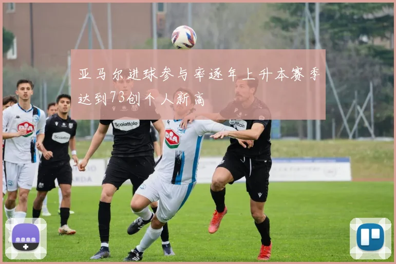 亚马尔进球参与率逐年上升本赛季达到73创个人新高