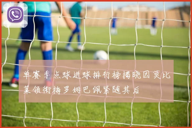 单赛季点球进球排行榜揭晓因莫比莱领衔梅罗姆巴佩紧随其后