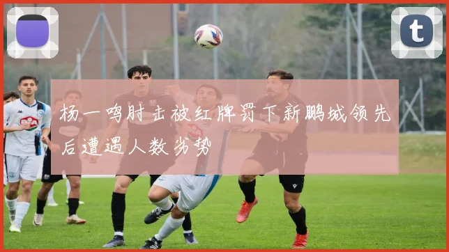 杨一鸣肘击被红牌罚下新鹏城领先后遭遇人数劣势